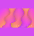 fluid colorful 3d background vector image vector image