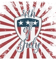 independence day 4th of july holiday shield vector image vector image
