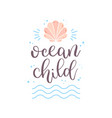 summer design sticker with tropical beach elements vector image