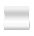 realistic image of paper for content isolates 3d vector image vector image
