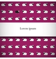seamless pattern with sheep on purple background vector image vector image