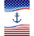 american navy background vector image