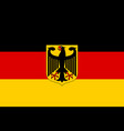 Flag of metelen in north rhine-westphalia germany Vector Image