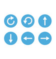 blue quadcopter buttons drone wireless icon vector image