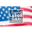 happy labor day vector image
