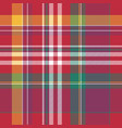 pink plaid tartan seamless pattern vector image