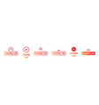 swipe up arrow icon social media story vector image vector image