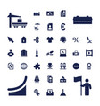 business icons vector image vector image