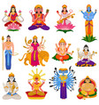 indian god hindu godhead goddess vector image