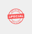 special stamp vector image