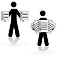 survey man vector image vector image