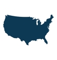usa country map vector image