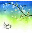 spring background vector image