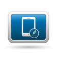 phone with note menu icon vector image
