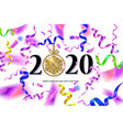 happy new year 2020 vector image vector image