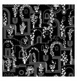 seamless background with city vector image