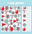 i spy game for toddlers find and count objects vector image