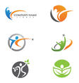 healthy life logo vector image