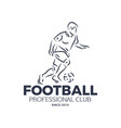 football professional club since 2010 badge vector image