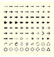 81 arrows vector image vector image