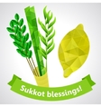 sukkot symbols vector image