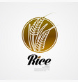 premium rice great quality vector image