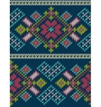 knitted bright seamless winter holiday pattern vector image