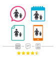 one-parent family with one child sign icon vector image