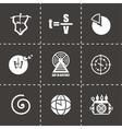 time icon set vector image vector image