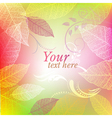 leaves vector image