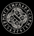 scandinavian viking design ancient decorative vector image vector image
