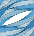 background with hand drawn waves vector image vector image