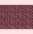 pink leopard skin animal pattern vector image