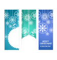 set of vertical christmas banners vector image vector image