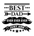 best dad ever design old dad cool dad family vector image vector image
