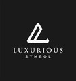 l logo vector image