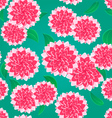 pink flower seamless pattern vector image