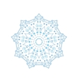 mandala yoga pattern vector image vector image