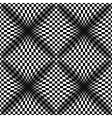 op art halftone bulge black white seamless pattern vector image vector image