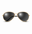 3d realistic modern unisex frame glasses vector image
