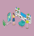 3d isometric flat conceptual vector image