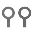 dotted halftone barren gender symbol icon vector image
