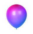 3d birthday balloon vector image