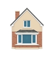 detailed house icon vector image