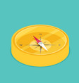compass icon web flat vector image