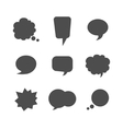 set of speech bubbles vector image