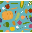 vegetable pattern vector image vector image