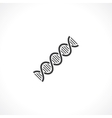 dna icon vector image vector image