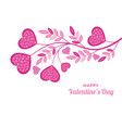happy valentines day banner poster card vector image vector image