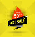hot sale black banner vector image vector image